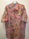 Batik Hemd - Abstrakt Orange